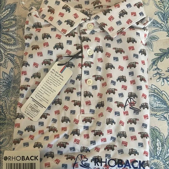 Rhoback Beach Pass Performance Polo - Picture 2 of 5